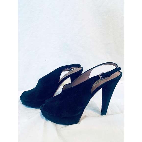 Vintage Prada platform sling back heels - Picture 3 of 7